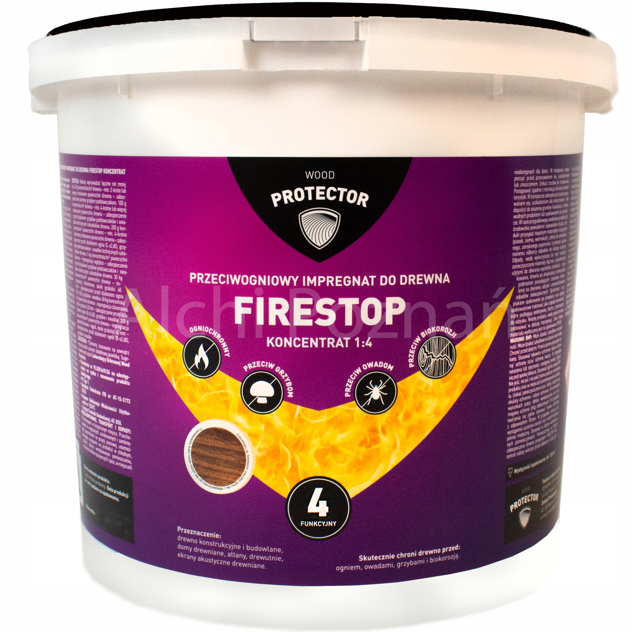 Protipožiarna impregnácia FIRESTOP červená 5 kg